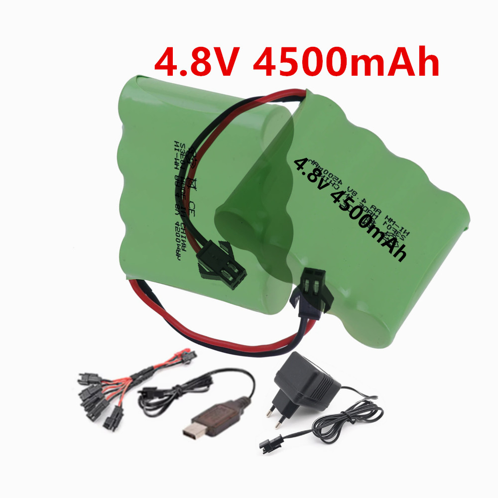 Rc Hobby Tank - 4.8v 4500mAh Rechargeable Battery Upgrade 3000mAh