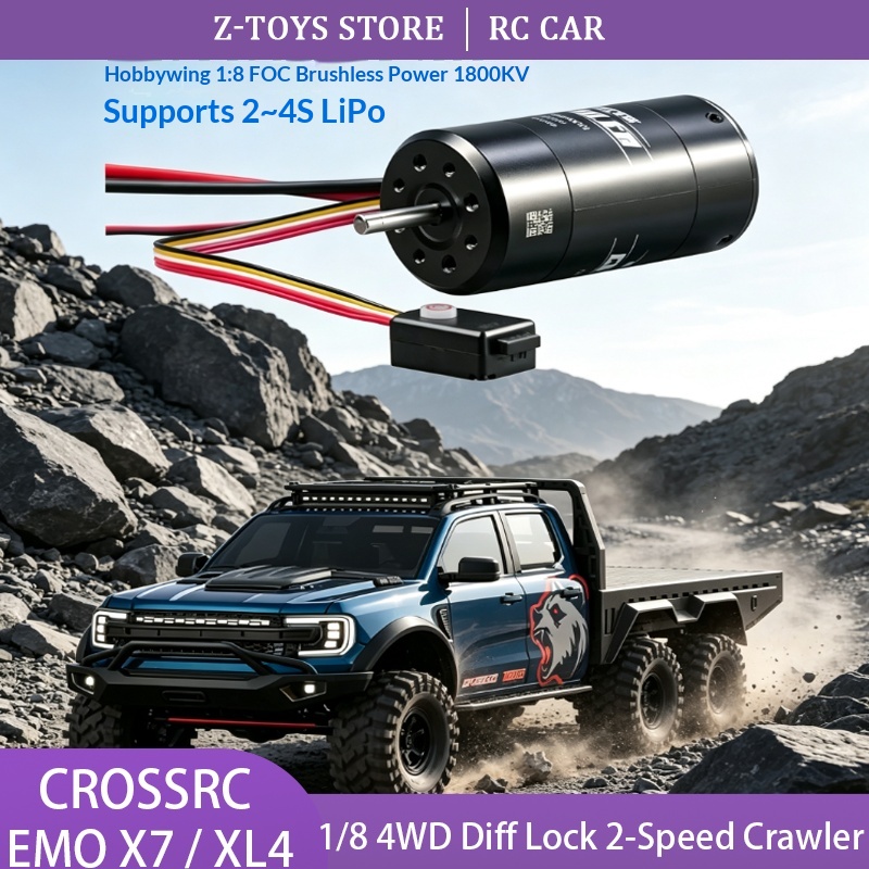Rc Hobby Grade Cars - CROSSRC EMO X7 XL4 1/8 RC