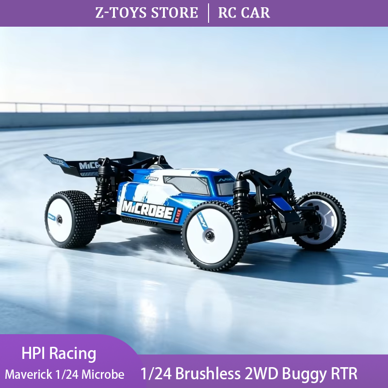 Rc Hobby Grade Cars - HPI Maverick 1/24 MICROBE Brushless 2WD