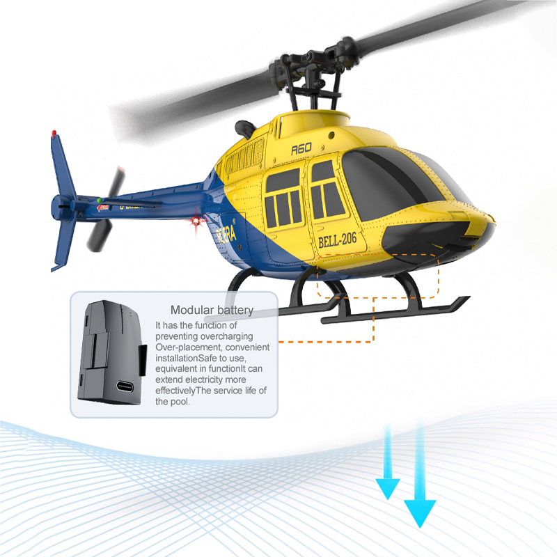 A60 RC Helicopter 2.4G 6-Aixs  - Rc Hobby Helicopter recension och pris