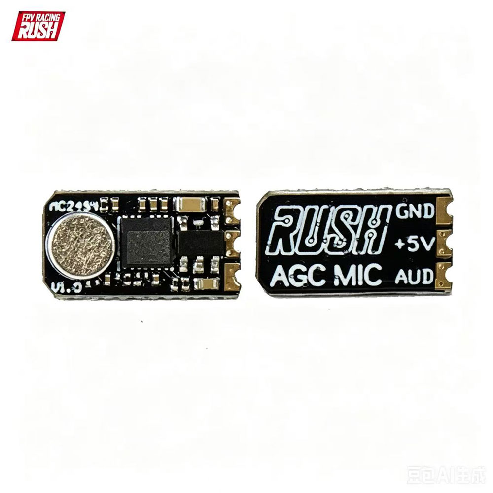 RUSH AGC 5V DC MIC Microphone  - Top Rc Hobby Mini Xcub recension och pris