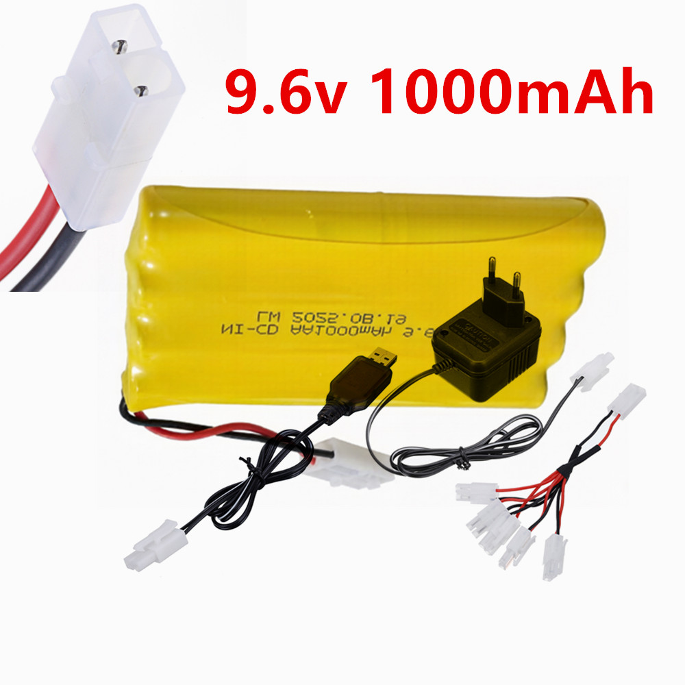 9.6v 1000mAh Ni-CD AA Recharge - Rc Hobby Model recension och pris