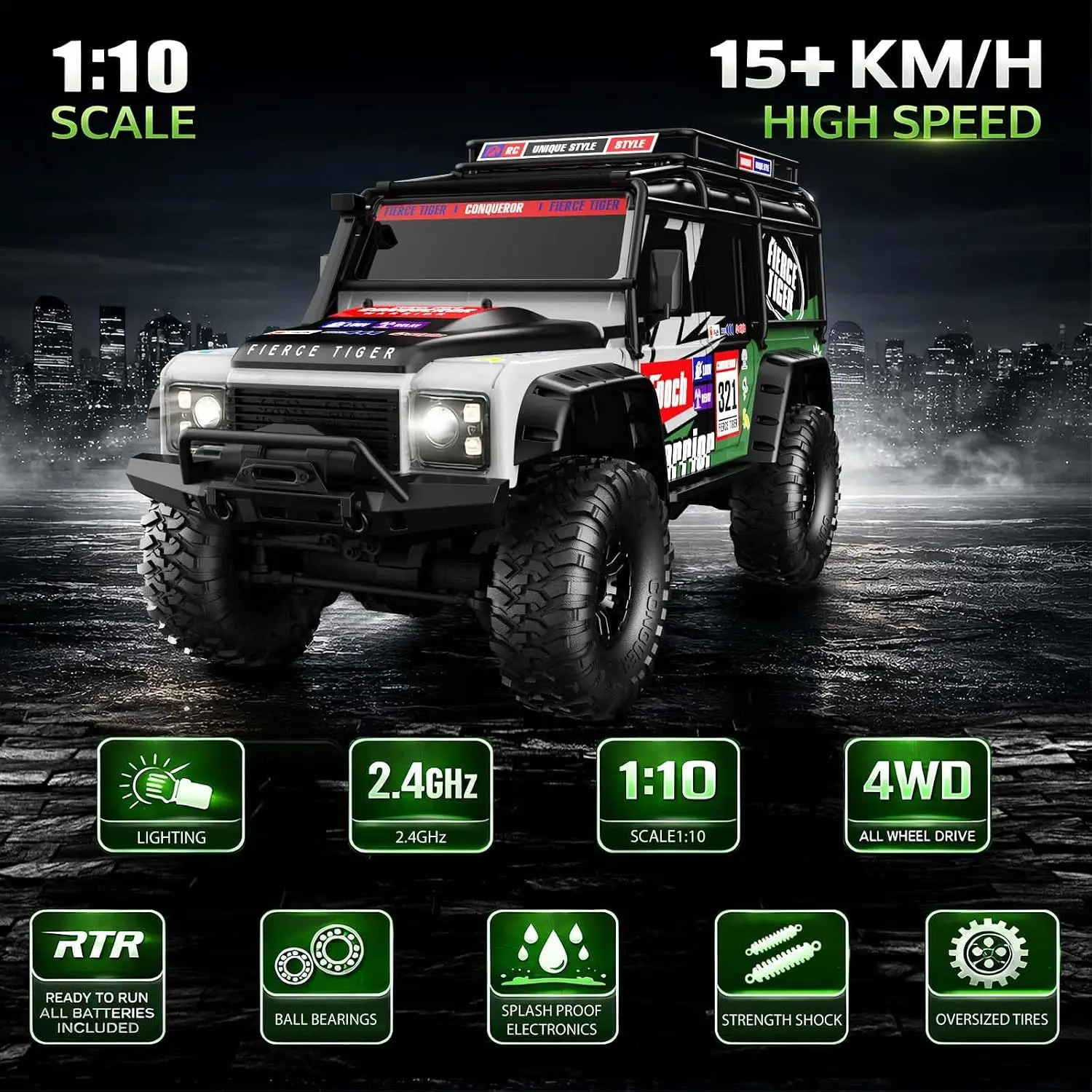 RC Cars RC Crawler 1/10 Scale  - Rc Hobby Grade Cars recension och pris