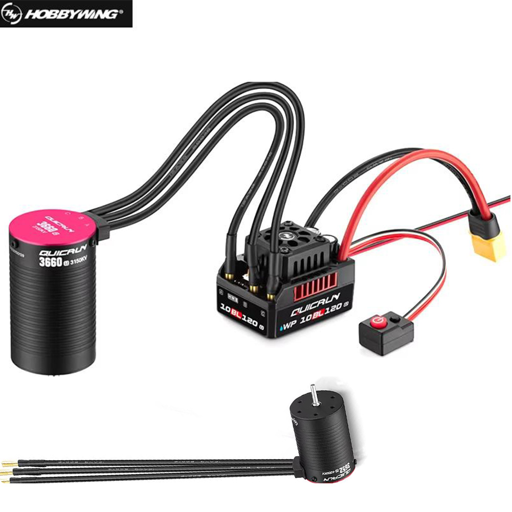 HobbyWing QuicRun WP 10BL120 G - Brushless Motor 3650 recension och pris