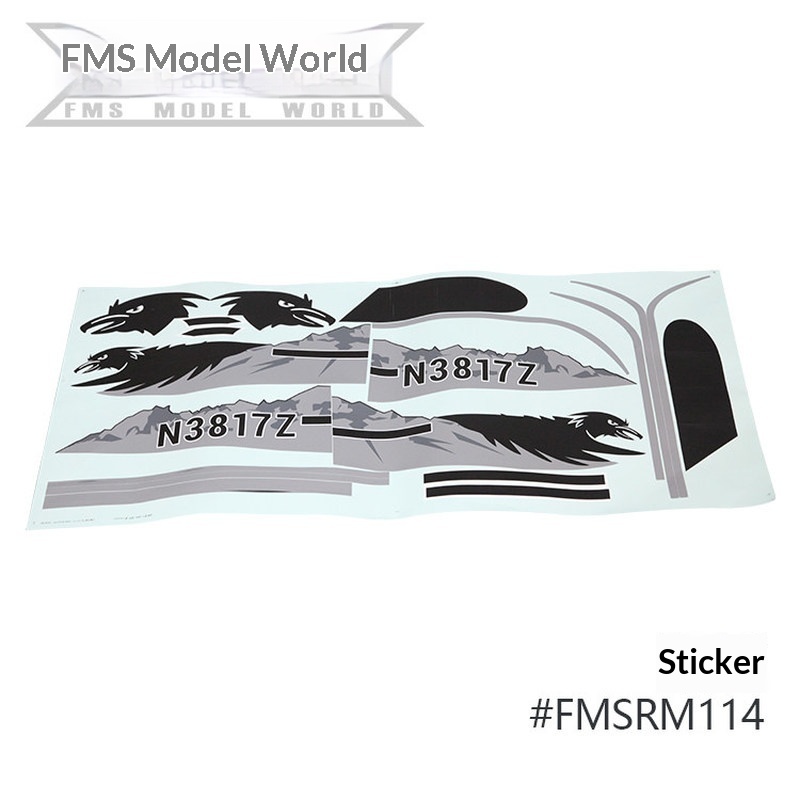 FMS RC Plane Decals For 1700mm - Rc Hobby & Maskinservice I Eskilstuna recension och pris