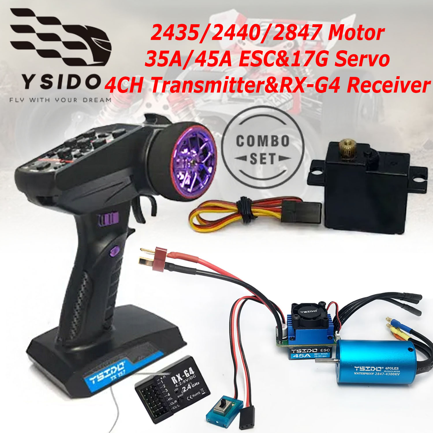 YSIDO Brushless Combo Upgrade  - Rc Remo Hobby recension och pris