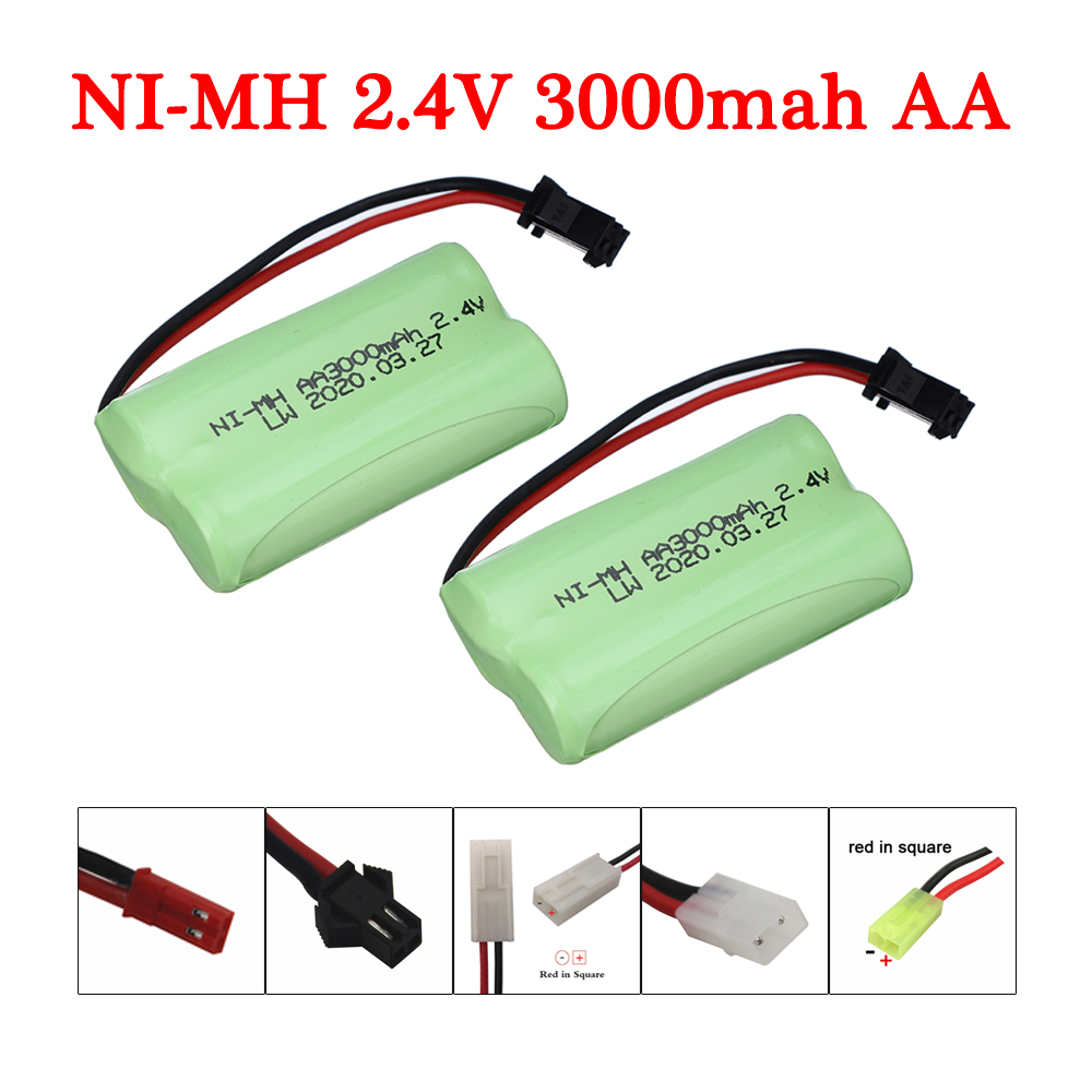 2.4V 3000mah NIMH AA Battery p - Rc Hobby Tank recension och pris