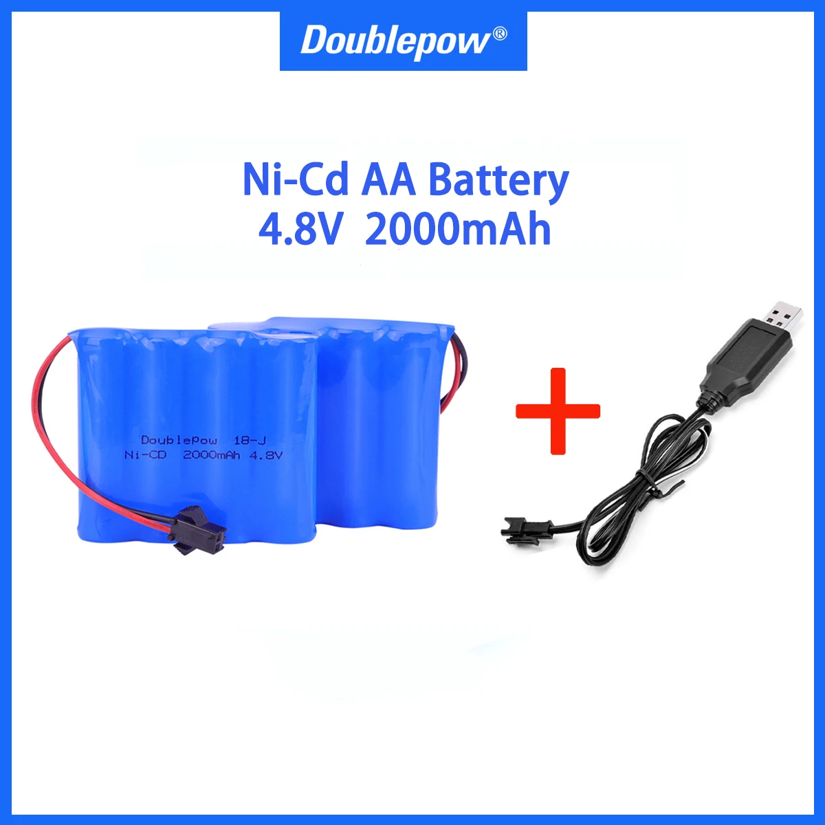 High Capacity 4.8V 2000mAh NiC - Rc Hobby Tank recension och pris