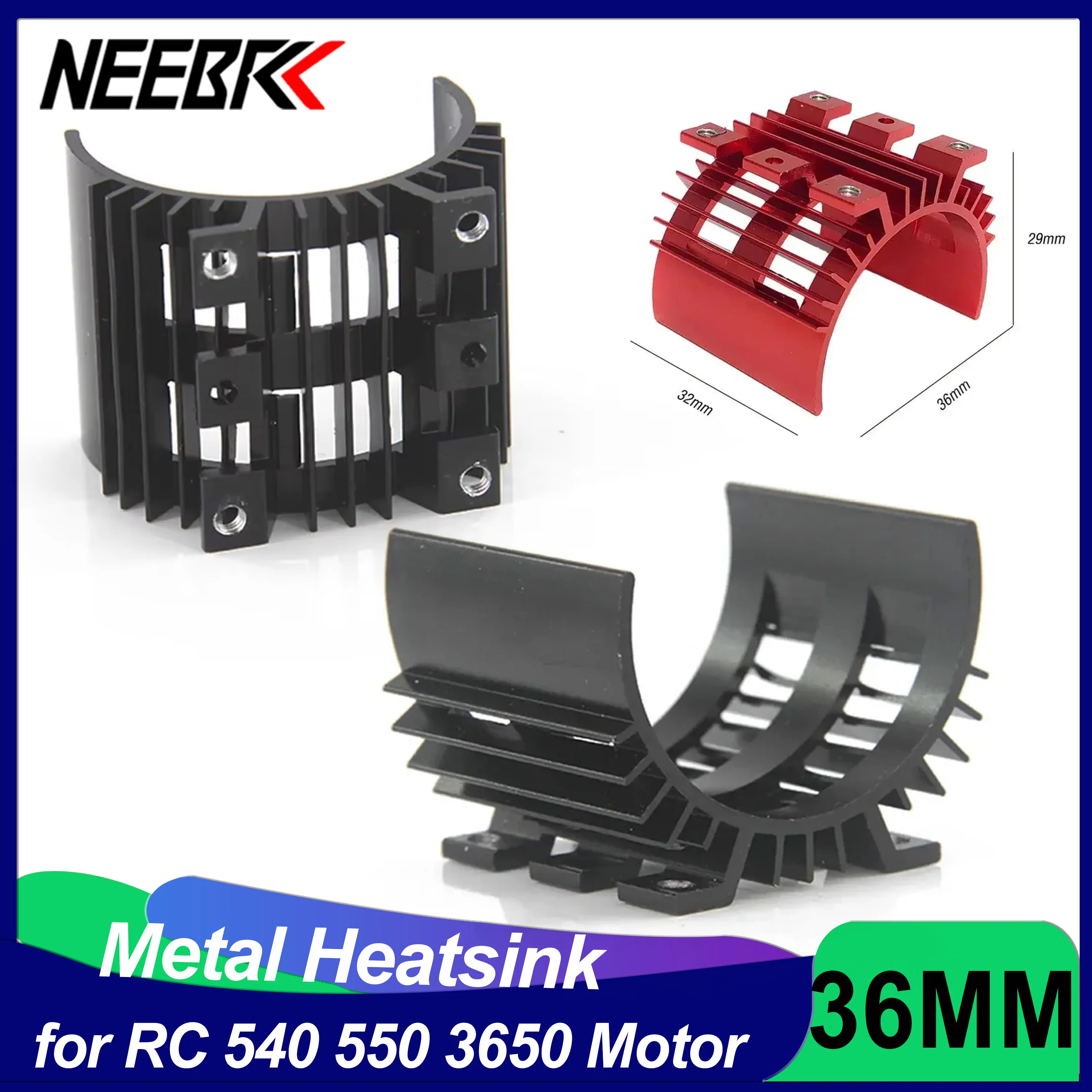 NEEBRC 36mm Metal Heatsink Coo - Brushless Motor 3650 recension och pris