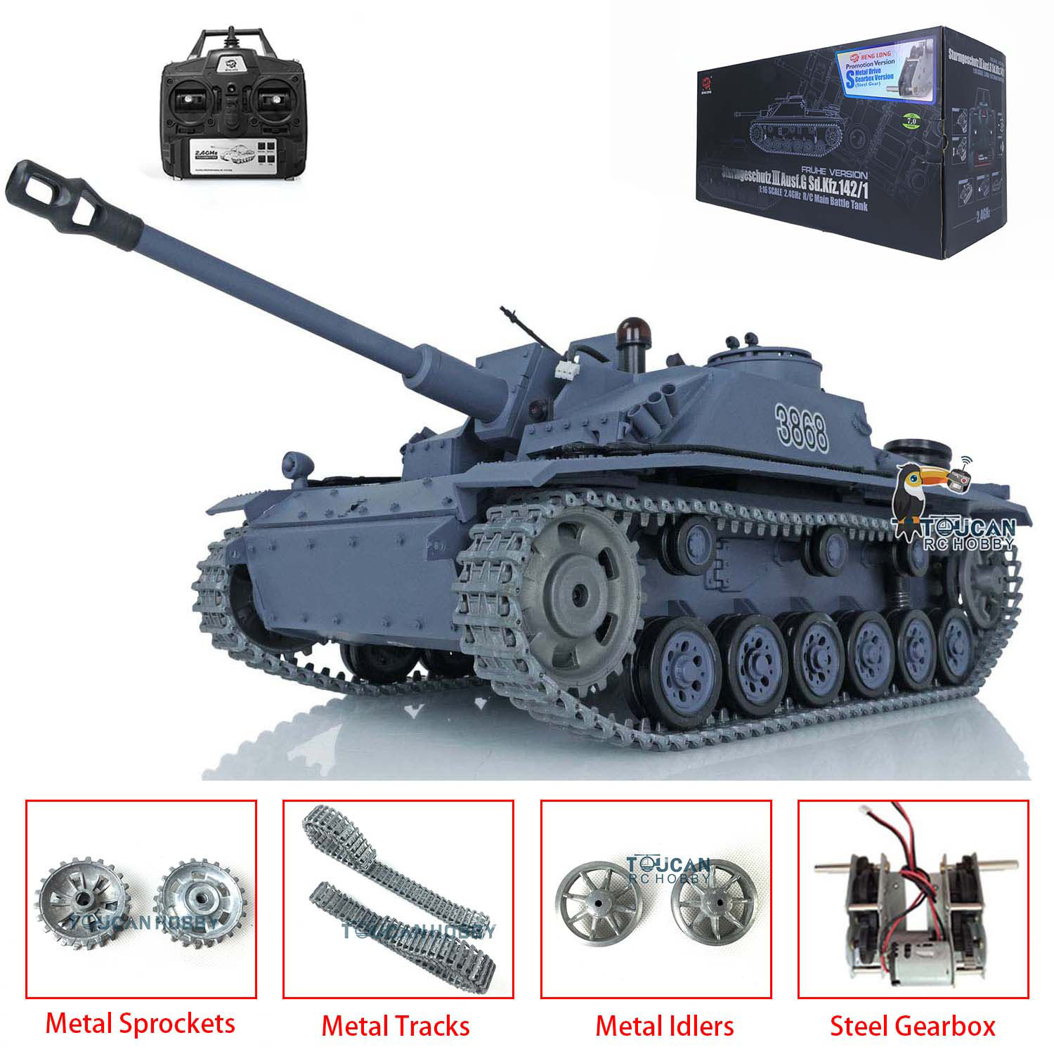 US Stock Heng Long 1/16 Scale  - Rc Hobby Tank recension och pris