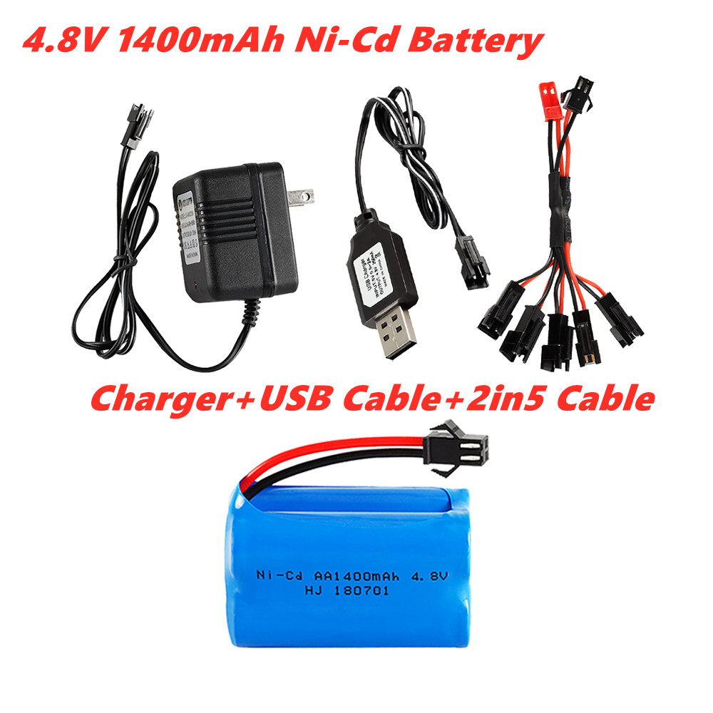 4.8v 1400mah Ni-Cd Battery For - Rc Hobby Tank recension och pris