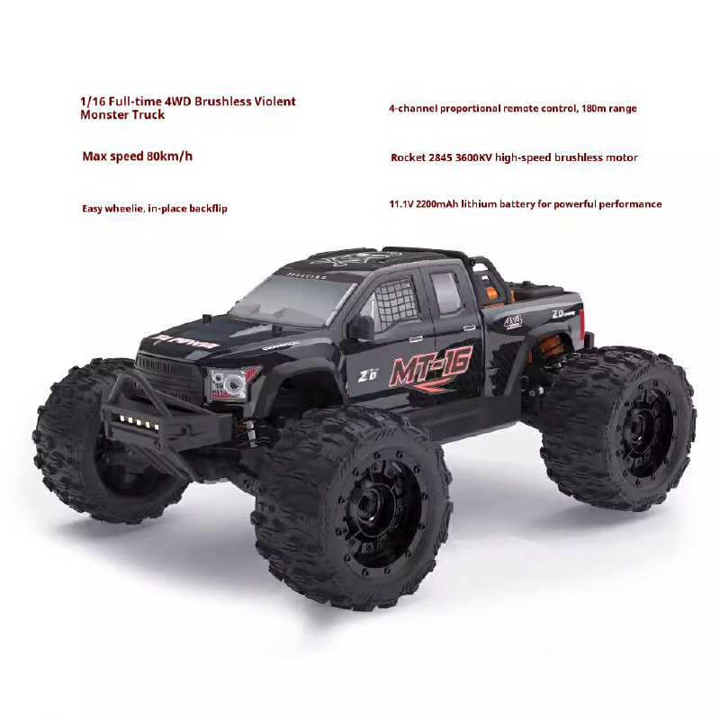 ZD MT16 1/16 Scale Brushless R - Rc Hobby Grade Cars recension och pris