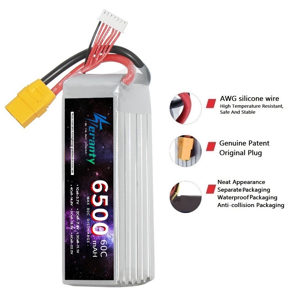 TERANTY 6S 22.2V Lipo Battery  - Rc Hobby Tank recension och pris
