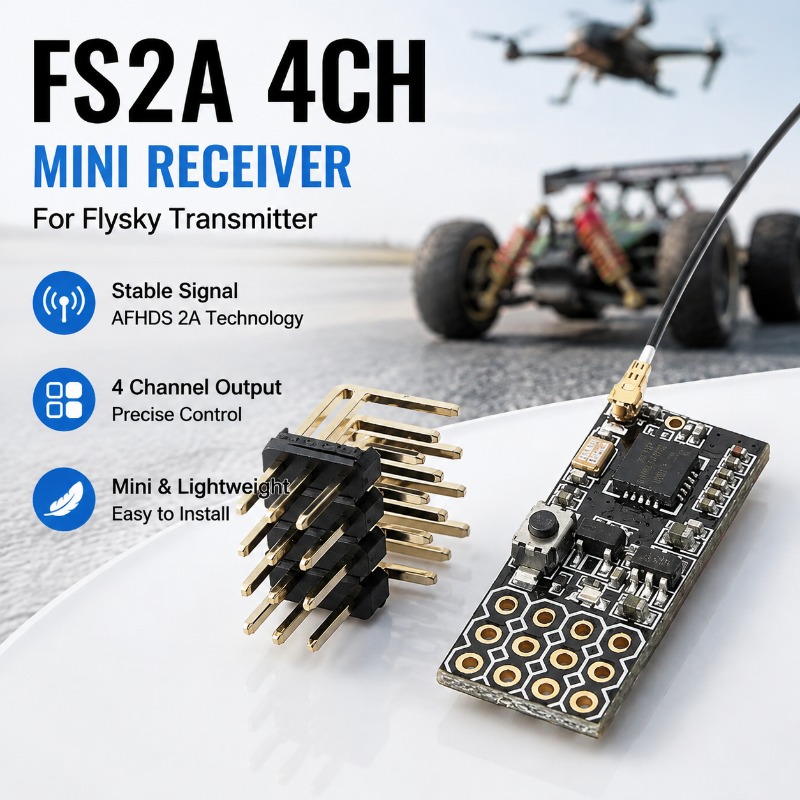 FS FS2A-4CH 4 Channel PWM Rece - Rc Hobby & Maskinservice I Eskilstuna recension och pris